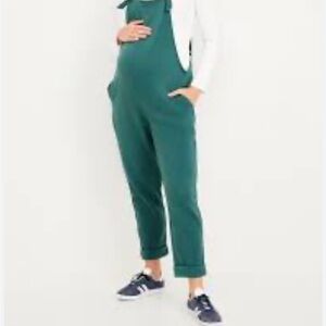 Old Navy Teal Maternity Overalls